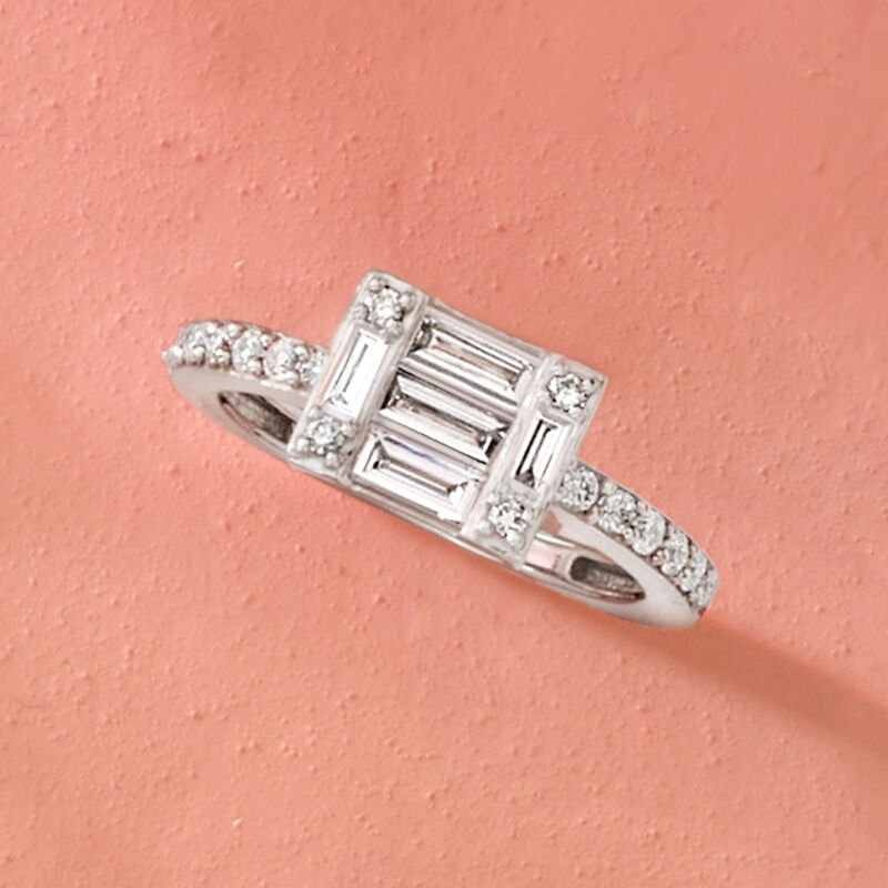 .75 ct. t.w. Lab-Grown Diamond Ring in Sterling Silver image number 3