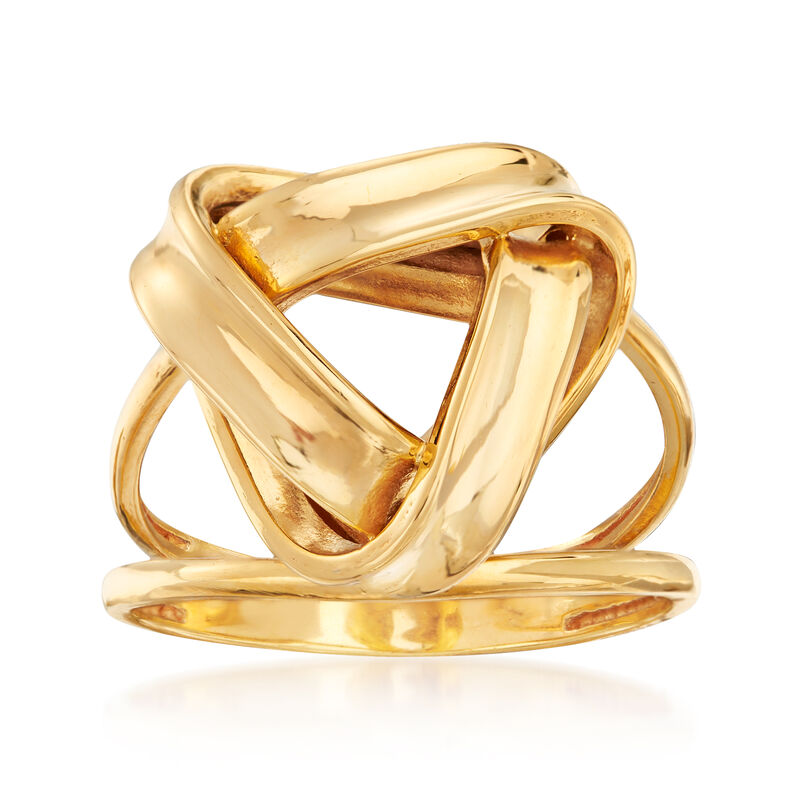 22kt Yellow Gold Knot Ring image number 0