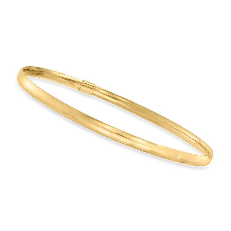 Italian 10kt Yellow Gold Bangle Bracelet image number 0
