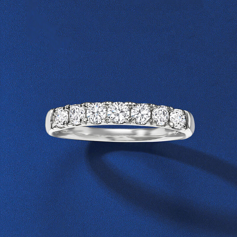 .70 ct. t.w. Diamond Seven-Stone Ring in Platinum image number 6