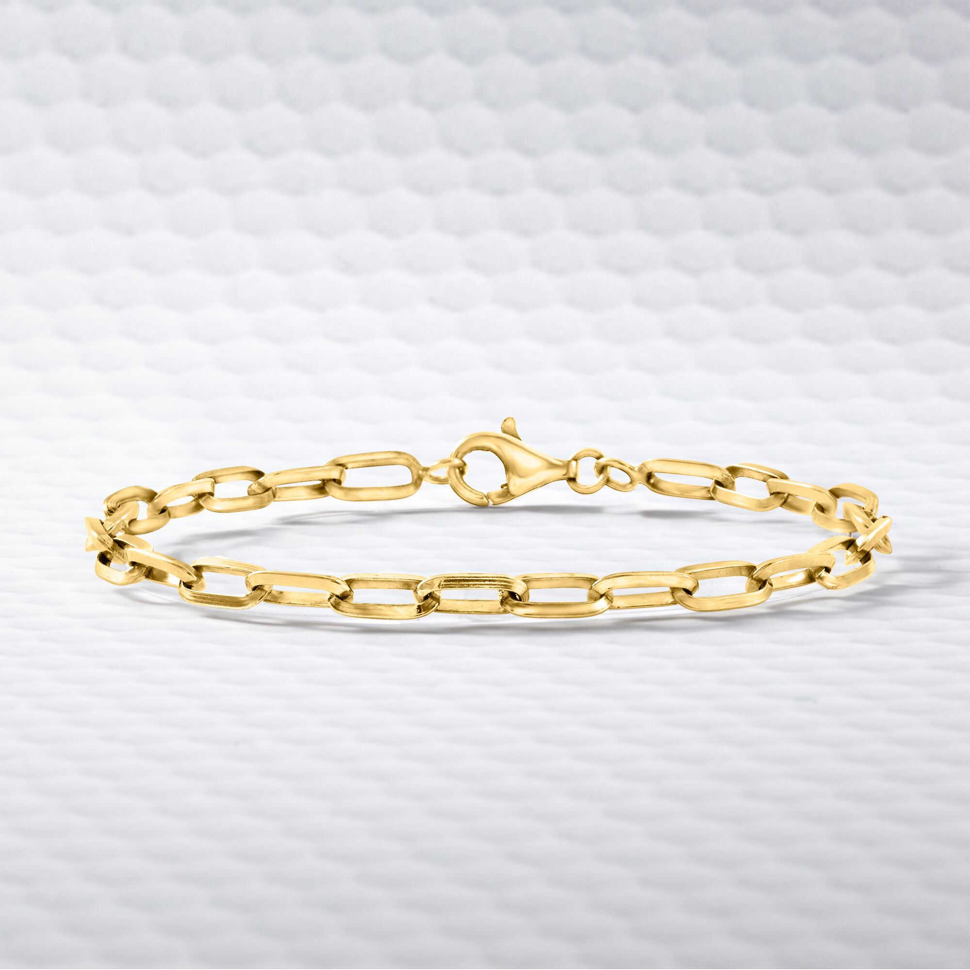 ❤べるさま❤bracelet❤金龍❤ Italian 14kt Yellow Gold Double Panther Head Link Bracelet | Ross