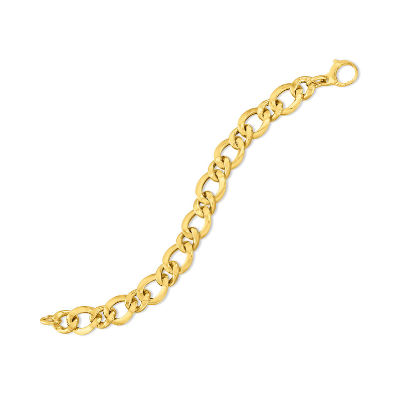 Italian 14kt Yellow Gold Link Bracelet image number 4