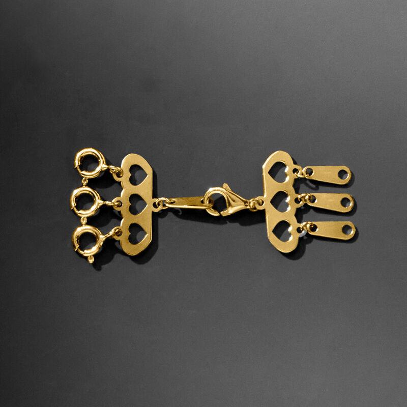 Italian 14kt Yellow Gold Layering Clasp image number 6