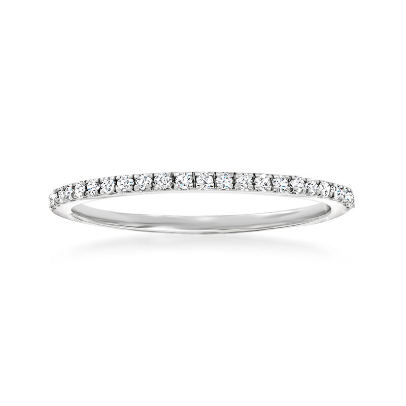 .15 ct. t.w. Diamond Stackable Ring in 14kt White Gold image number 0