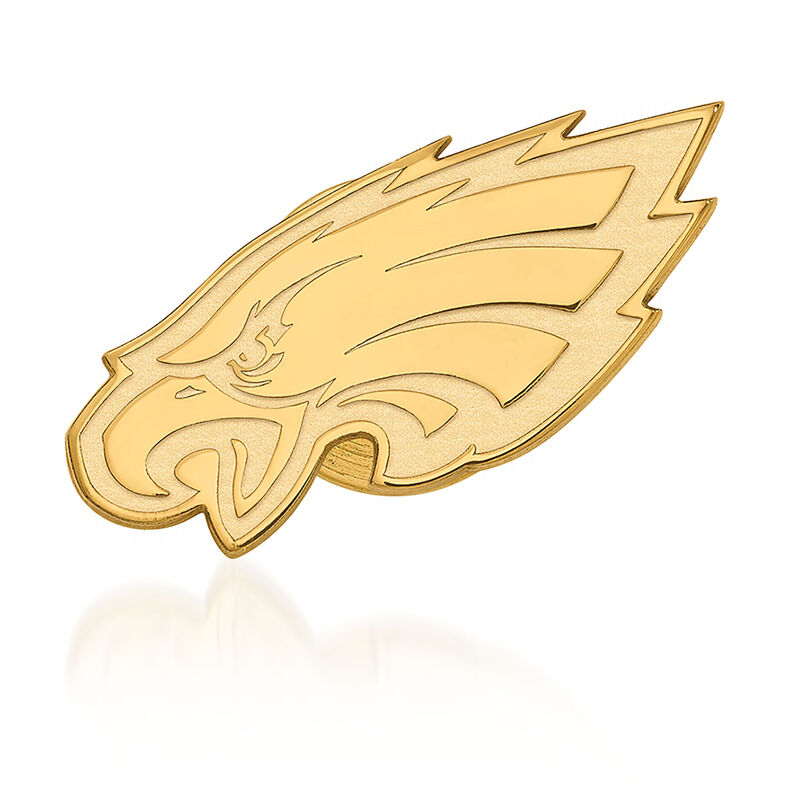 14kt Yellow Gold NFL Philadelphia Eagles Lapel Pin image number 0