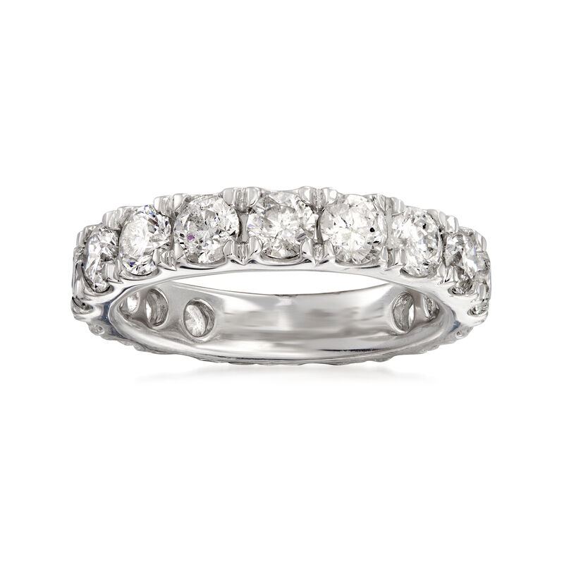 4.00 ct. t.w. Diamond Eternity Band in Platinum. Size 7 image number 0
