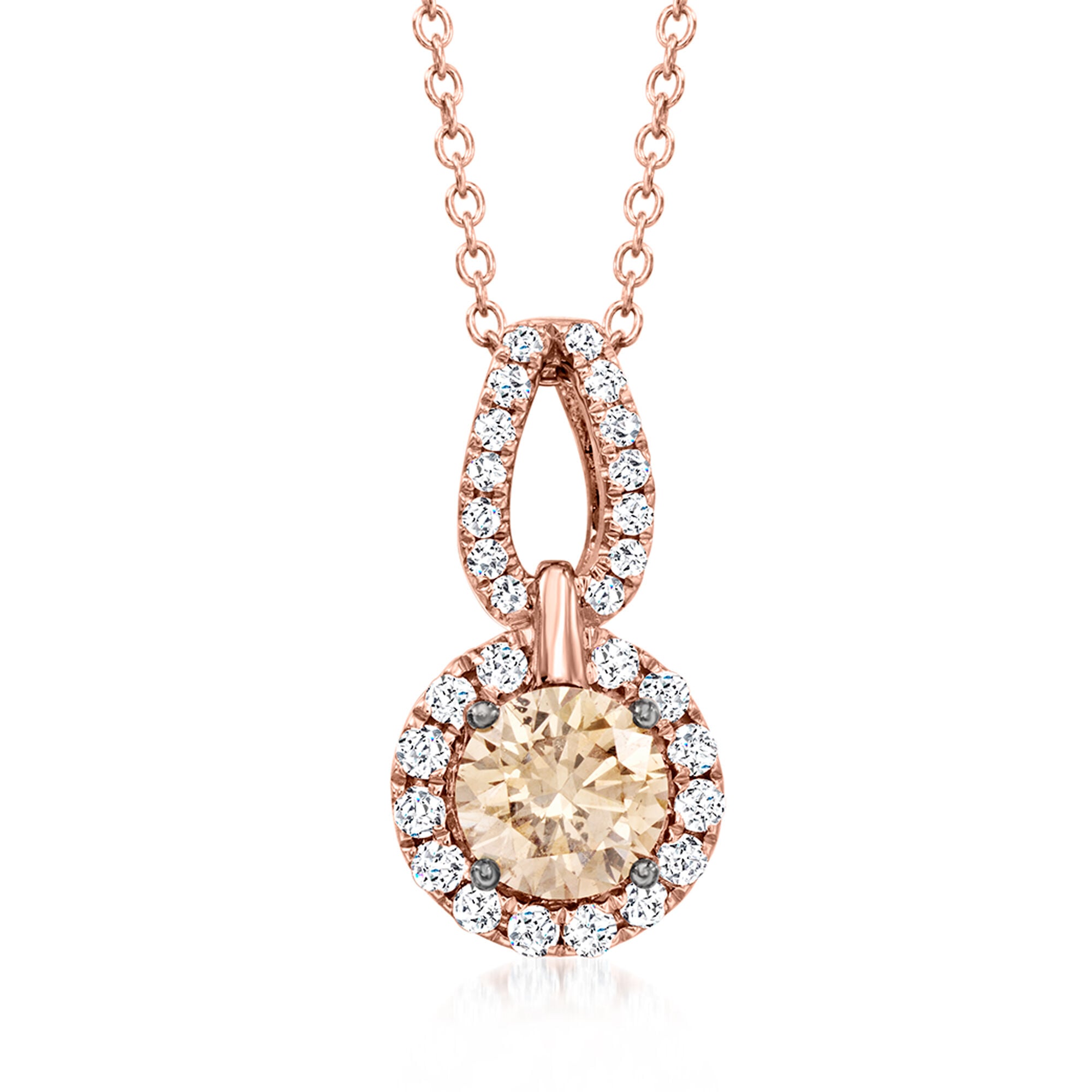 Le Vian .60 Carat Chocolate Diamond Pendant Necklace with .20 ct