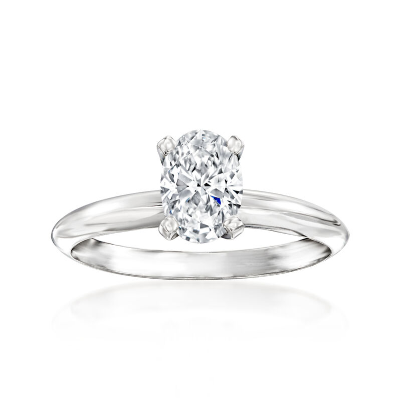 .72 Carat Certified Diamond Solitaire Ring in 14kt White Gold image number 0
