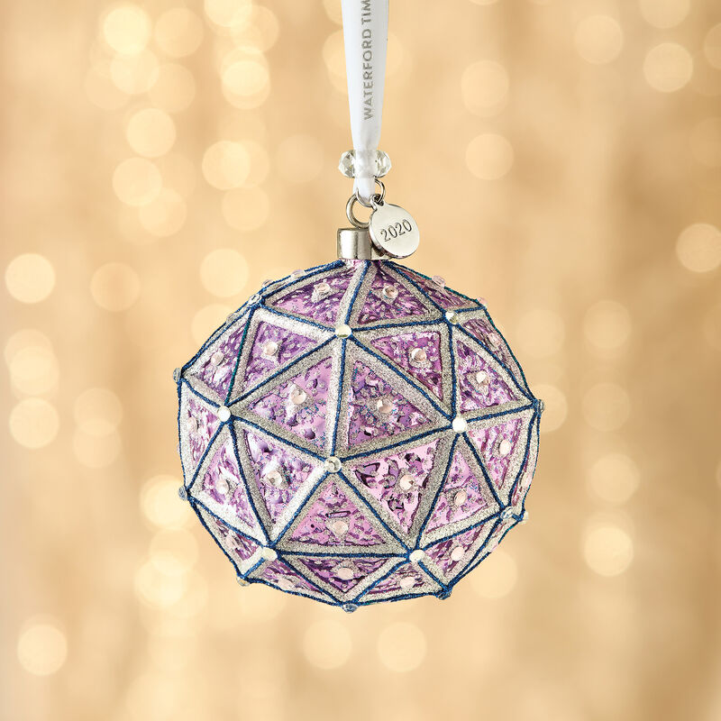 Waterford Crystal 2020 Times Square Replica Ball Ornament image number 1