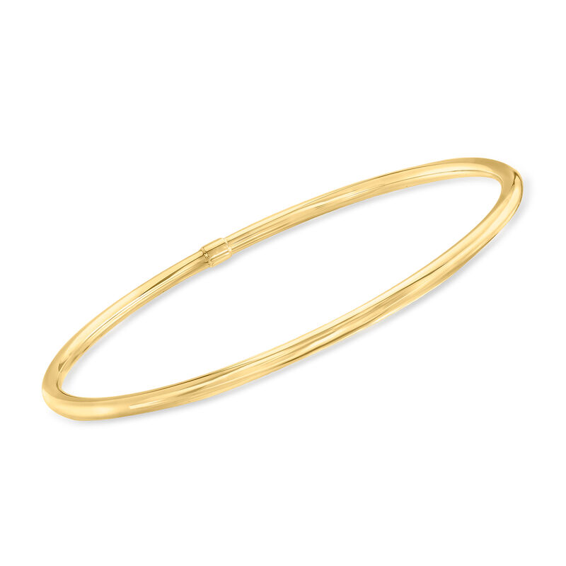 14kt Yellow Gold Bangle Bracelet image number 0