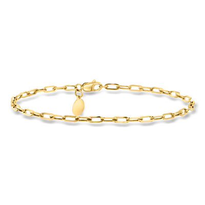 Gabriel & Co. 14kt Yellow Gold Paper Clip Link Bracelet