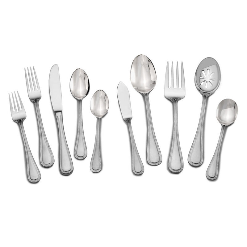 Towle &quot;Beaded Antique&quot; 45-pc. Service for 8 18/10 Stainless Steel Flatware Set image number 0