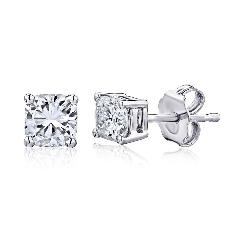 .48 ct. t.w. Certified Diamond Stud Earrings in Platinum image number 1