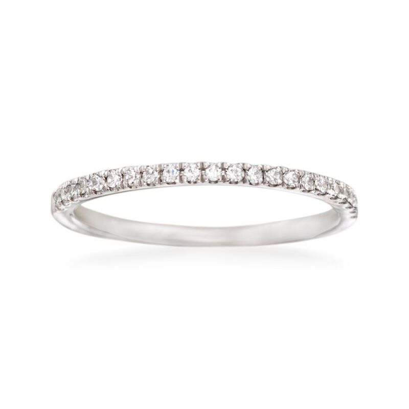 Simon G. .14 ct. t.w. Diamond Wedding Ring in 18kt White Gold image number 0