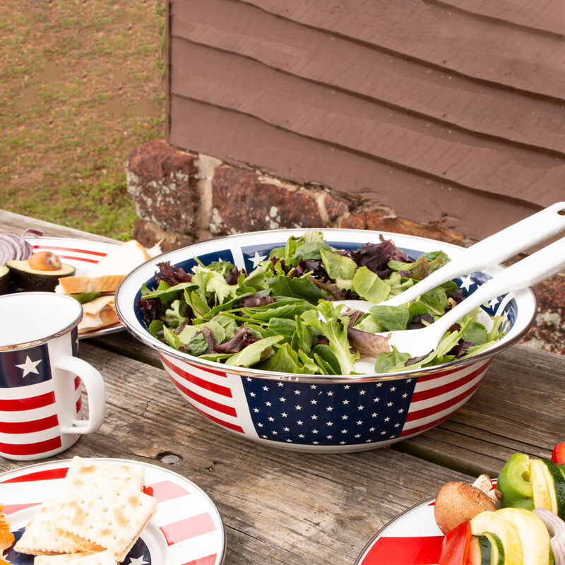 Golden Rabbit &quot;Stars and Stripes&quot; Dinnerware image number 4