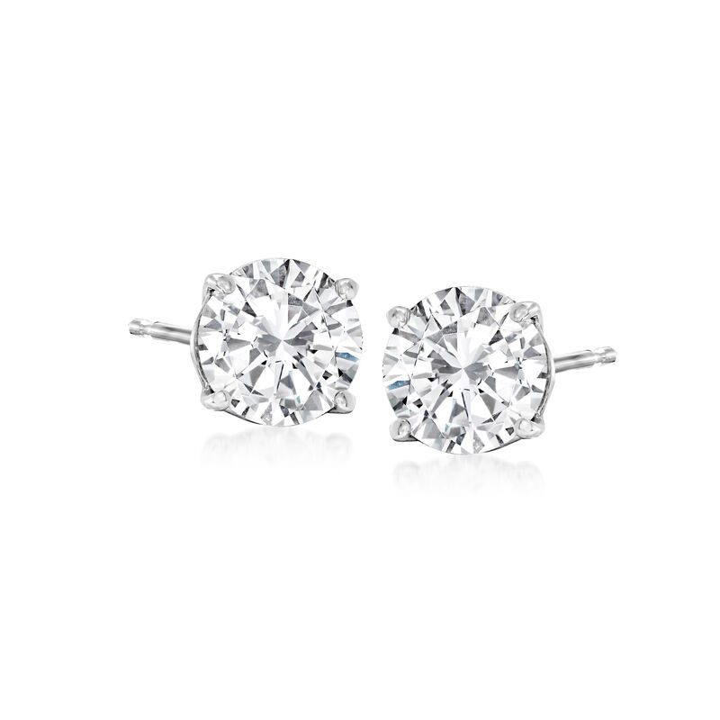 2.00 ct. t.w. Diamond Stud Earrings in Platinum  image number 0