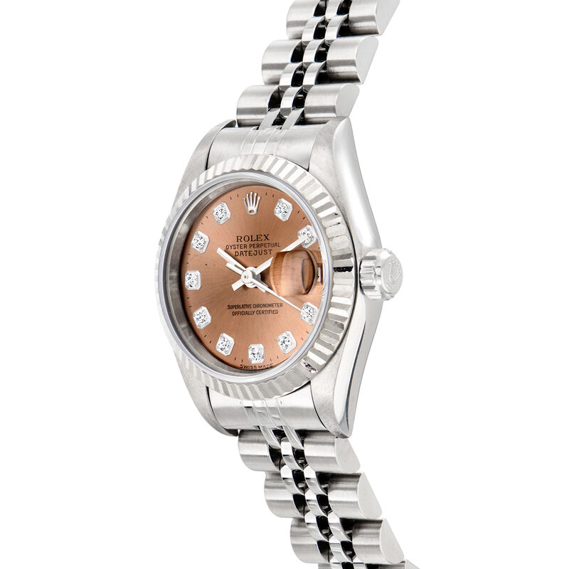 Pre-Owned Rolex Datejust Women's 26mm Automatic Stainless Steel and 18kt White Gold Watch image number 1