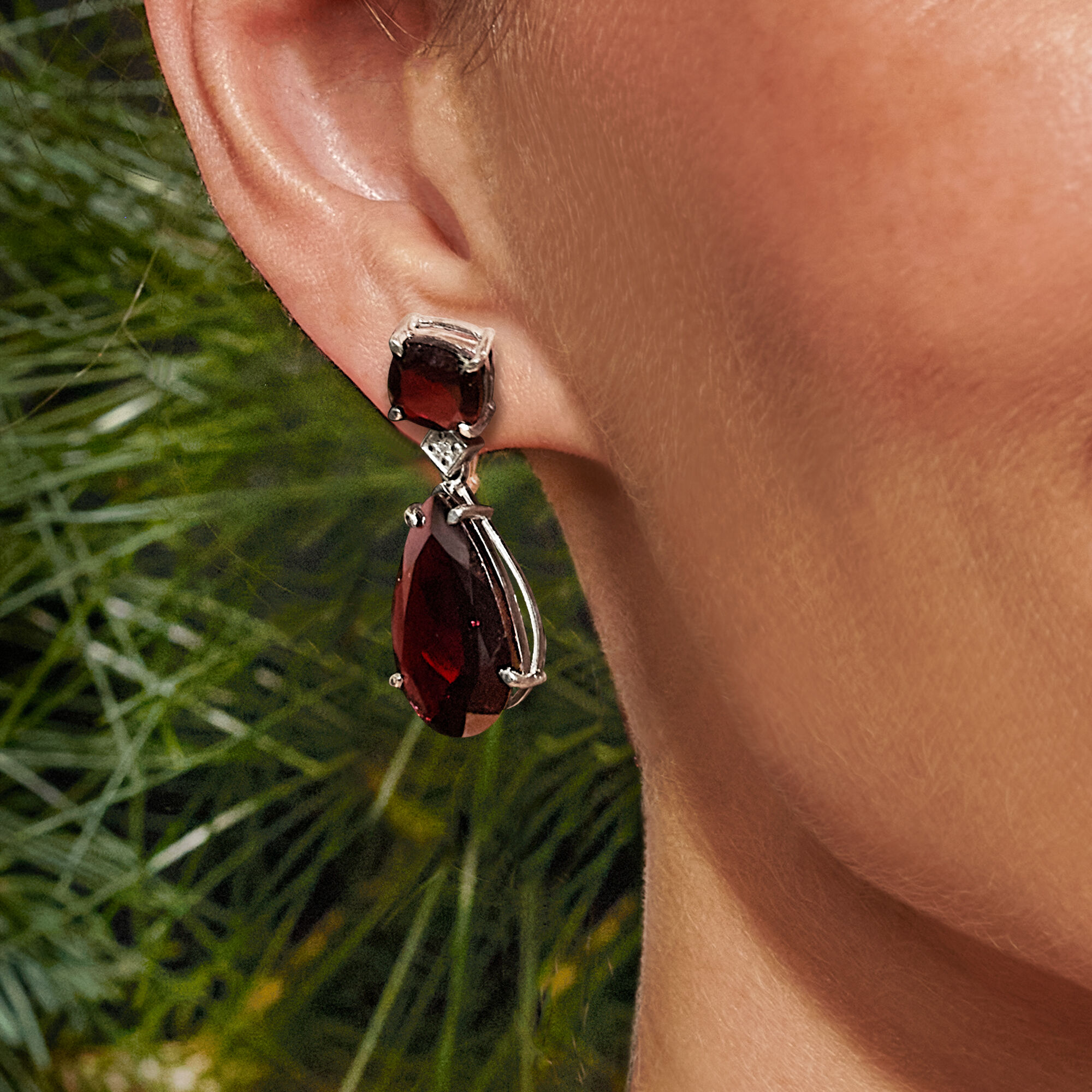 Ross simons garnet earrings shop
