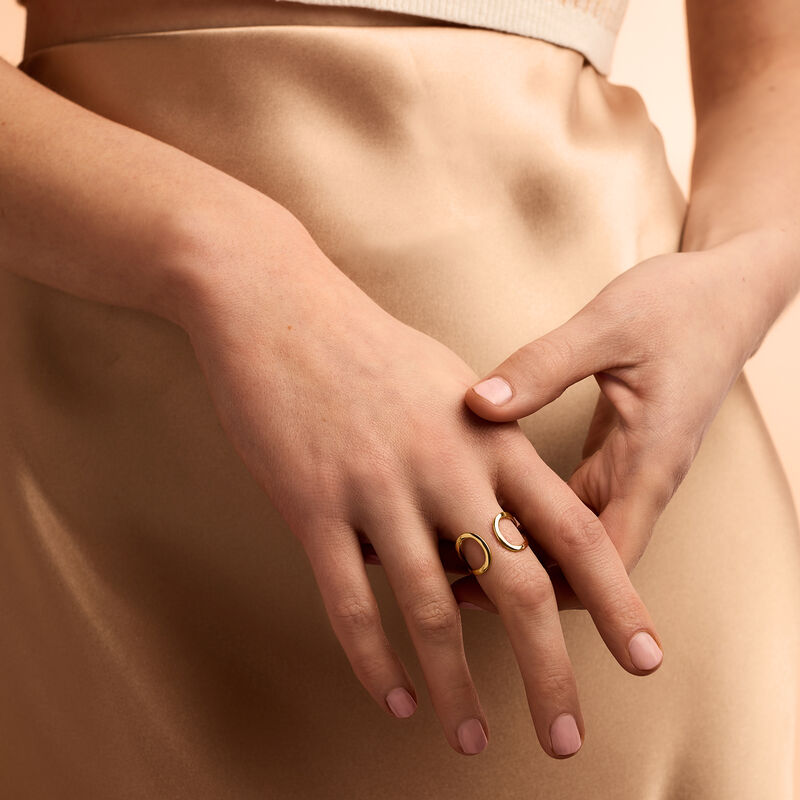 14kt Yellow Gold Open-Space Ring image number 2