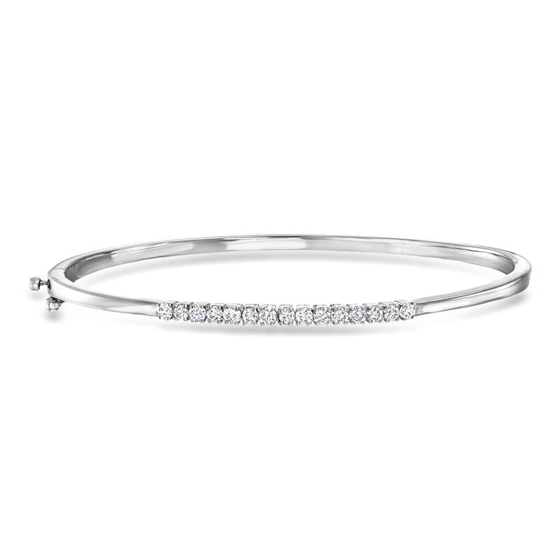 .50 ct. t.w. Lab-Grown Diamond Bangle Bracelet in Sterling Silver image number 0