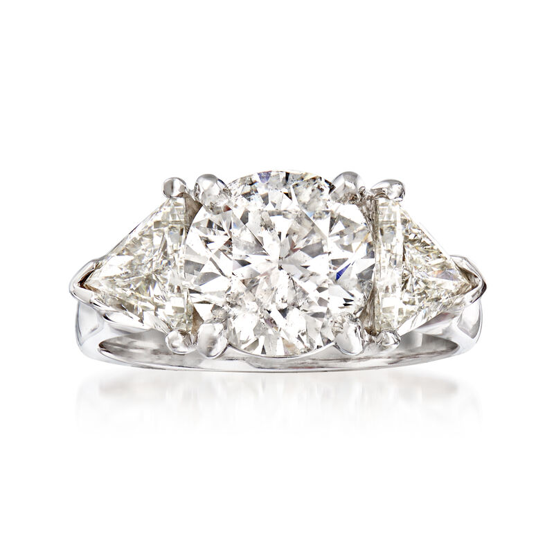 Majestic Collection 4.30 ct. t.w. Diamond Ring in 14kt White Gold image number 0