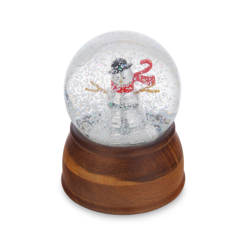 Nambe Snowman Snow Globe image number 1
