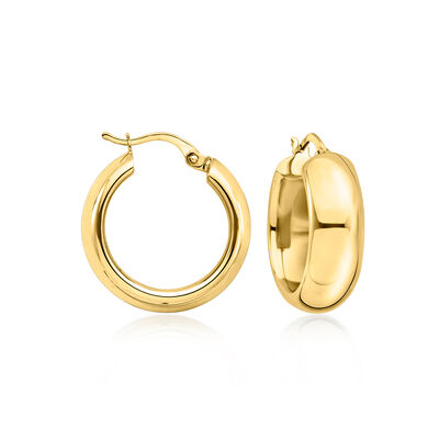 10kt Yellow Gold Hoop Earrings