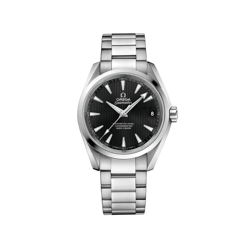 Omega Seamaster Aqua Terra 38.5mm Stainless Steel Watch with Black Dial  image number 0