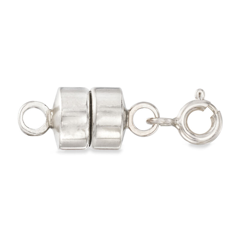 Italian Sterling Silver Magnetic Clasp Converter image number 0