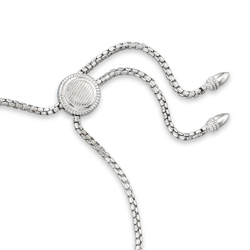 Judith Ripka "Eternity" Love Knot Bolo Bracelet image number 2