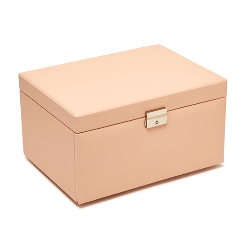 Brouk & Co. &quot;Riley&quot; Pink Faux Leather Three-Tray Jewelry Box  image number 1