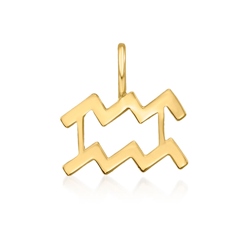 14kt Yellow Gold Zodiac Charm image number 1