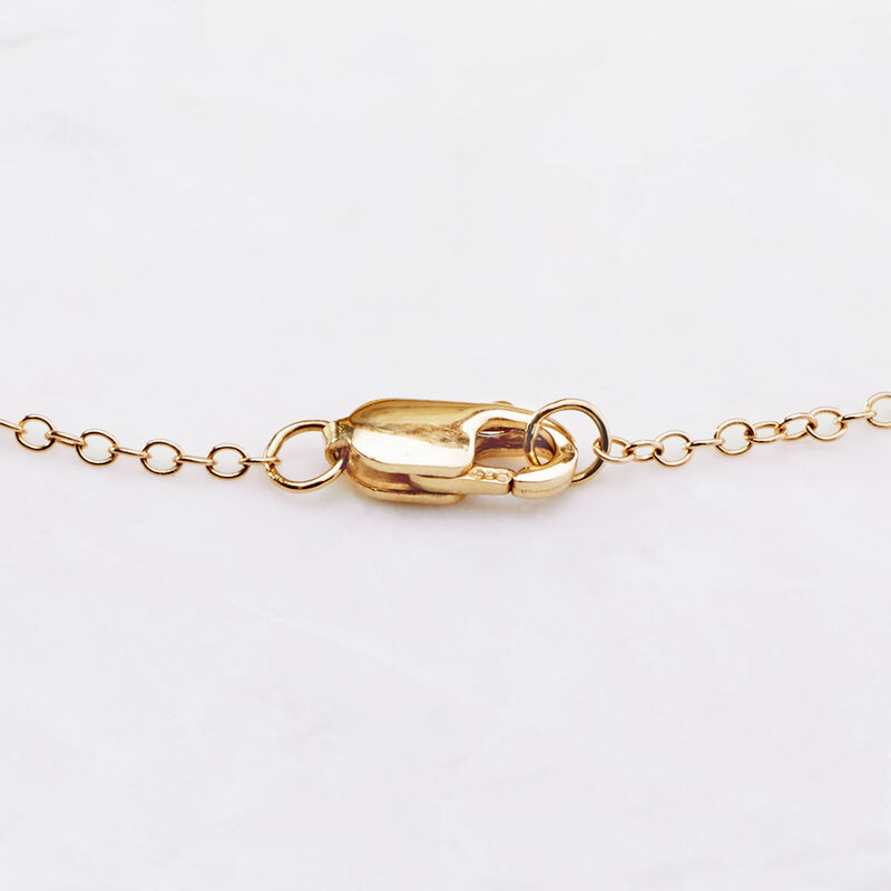 .50 ct. t.w. Bezel-Set Diamond Station Necklace in 14kt Yellow Gold image number 3