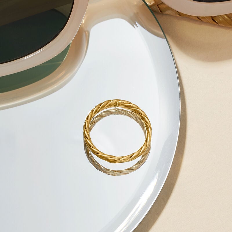 14kt Yellow Gold Twisted Ring image number 2