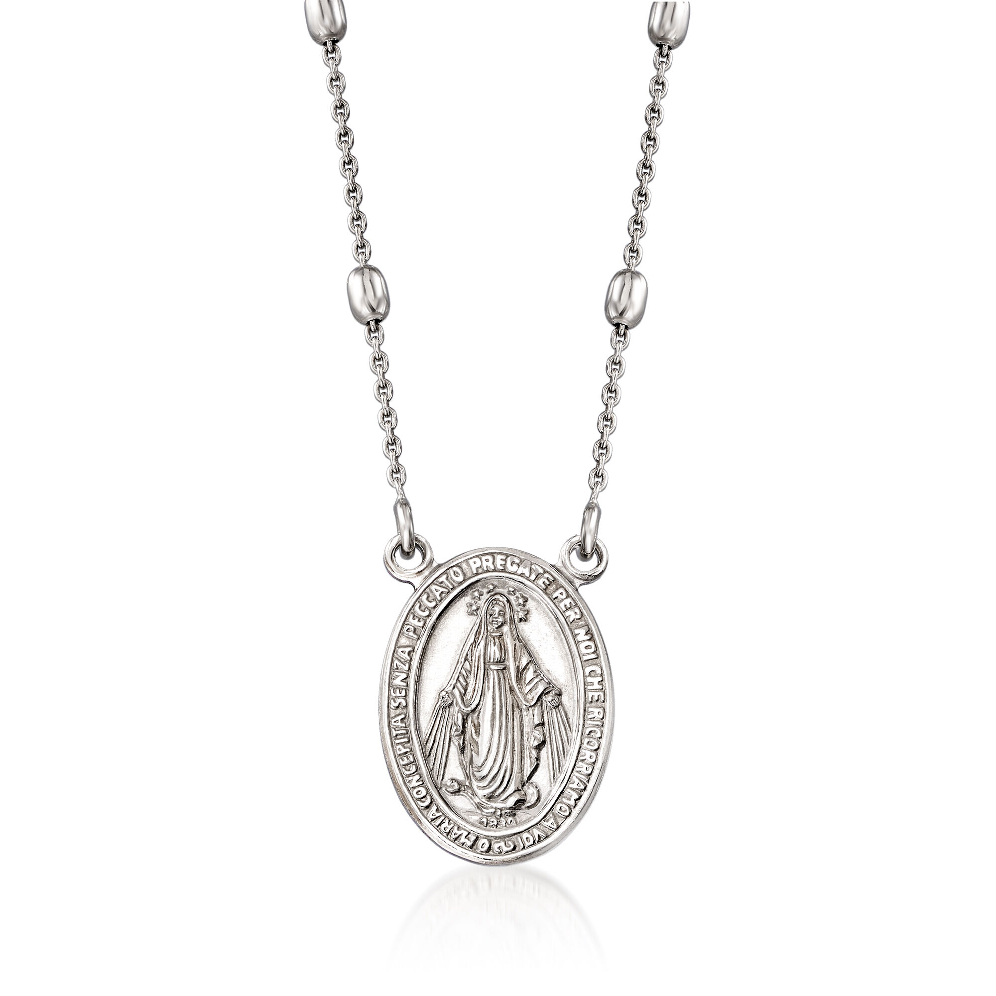 ネックレス・ペンダント [MERRYMOTIVE] 5 identity pendant surgical steel Necklace 939005_alt3.jpg