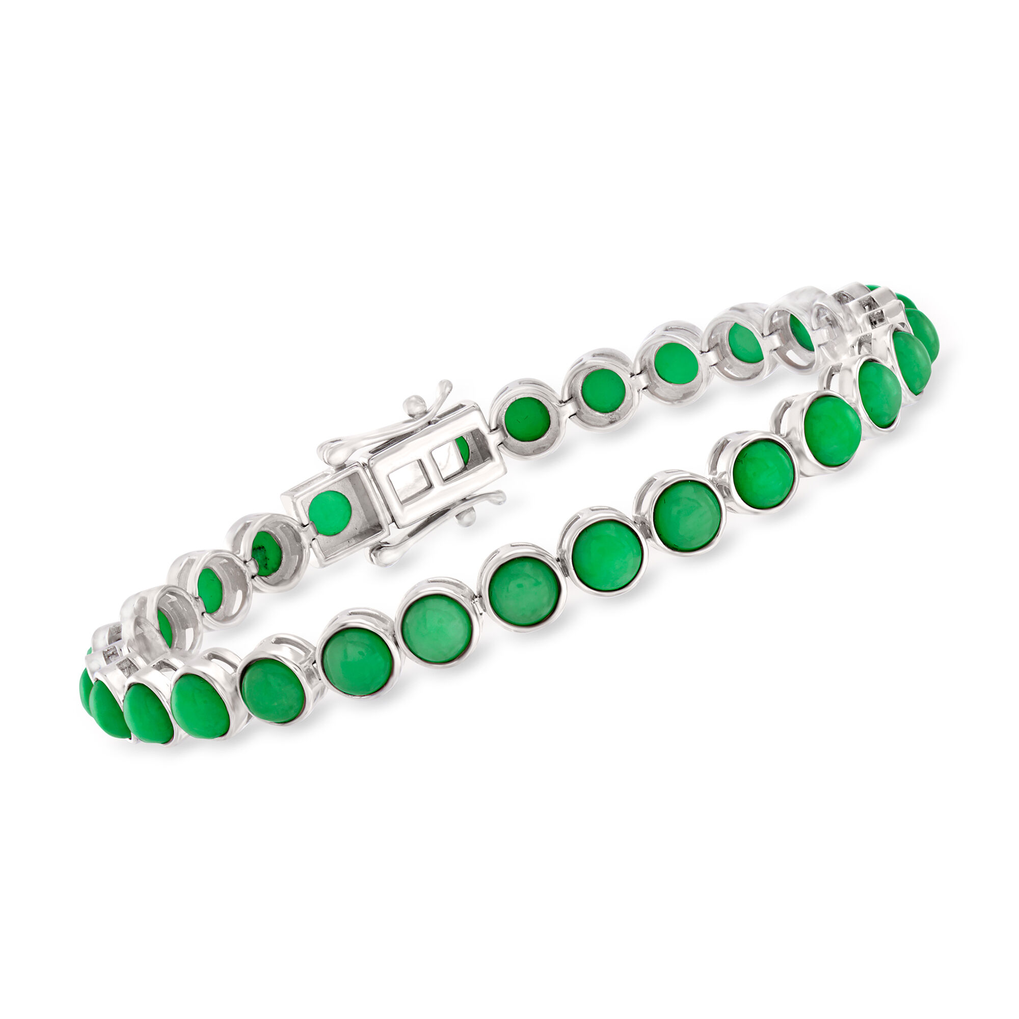 【HYERES LOR】24FW★ Silver (W) Oval MIX Tennis Bracelet Designer fashion, Seoul-fully created | W Concept