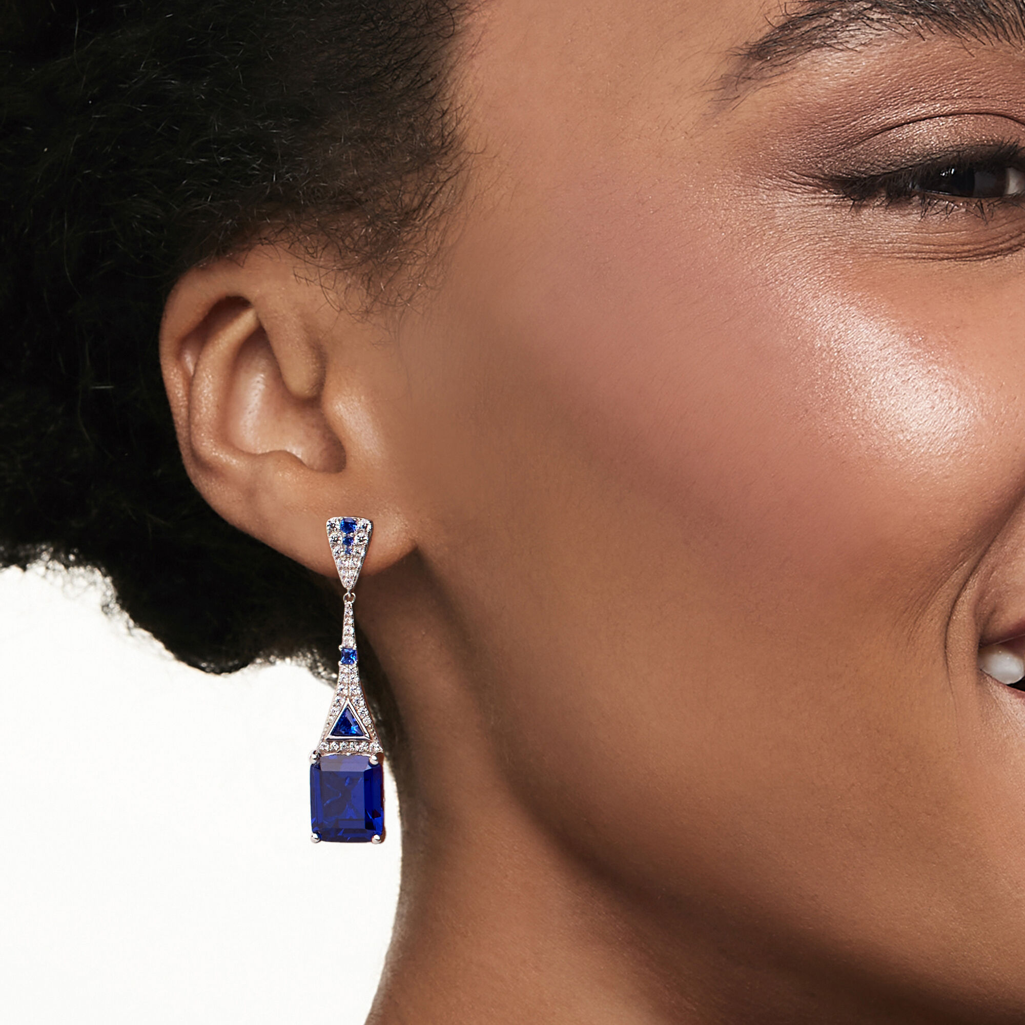 Prince Symbol Drop Earrings [Silver] | Prince Official Store