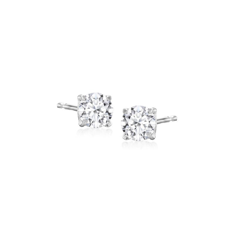 .50 ct. t.w. Lab-Grown Diamond Stud Earrings in 14kt White Gold  image number 0