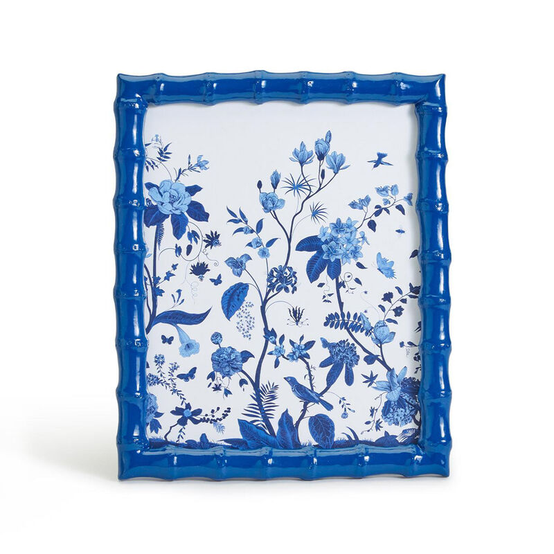 8x10 Blue Bamboo-Style Picture Frame image number 0