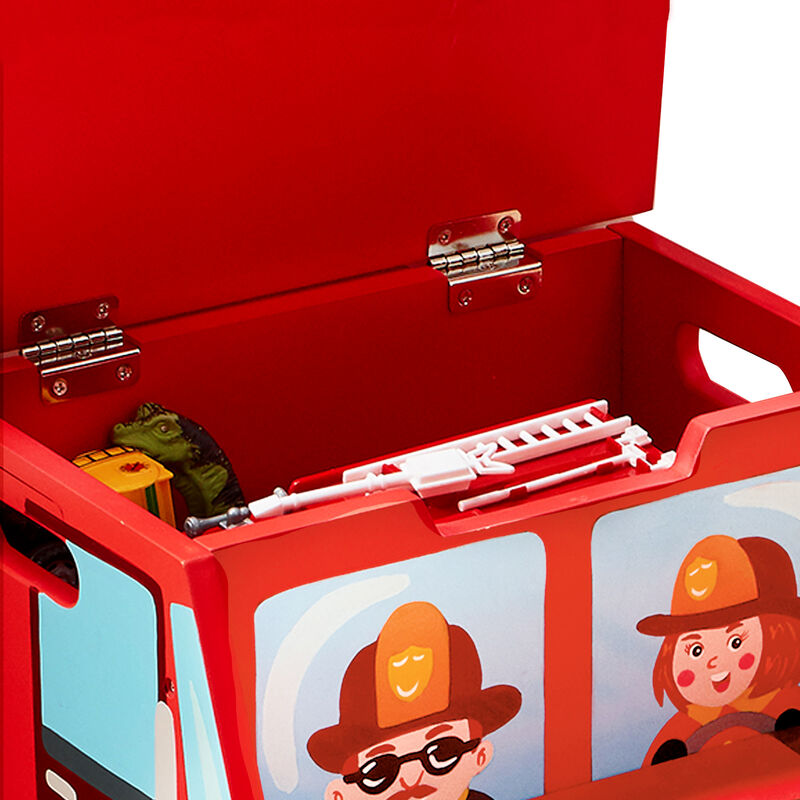 Child's &quot;Little Fire Fighters&quot; Step Stool image number 1