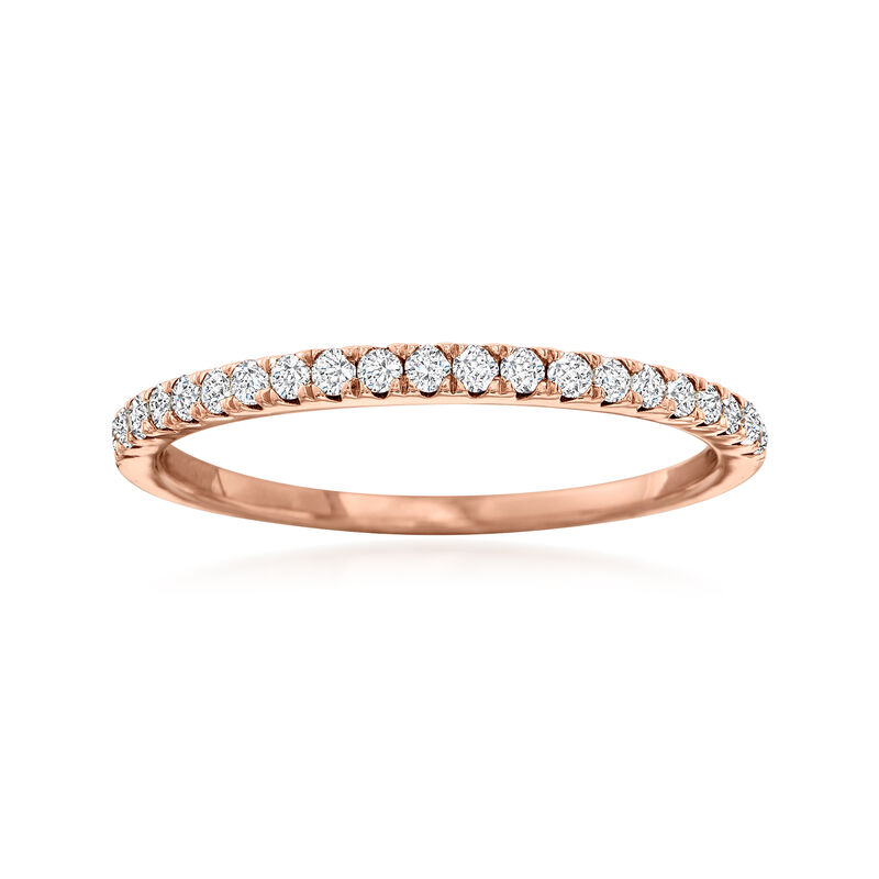 .25 ct. t.w. Diamond Stackable Ring in 14kt Rose Gold image number 0