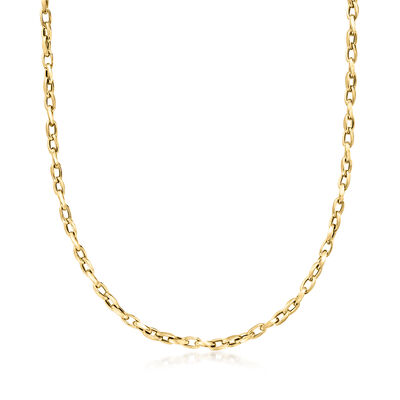 Italian 3mm 10kt Yellow Gold Twisted Cable-Chain Bracelet