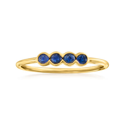 .20 ct. t.w. Sapphire Ring in 14kt Yellow Gold