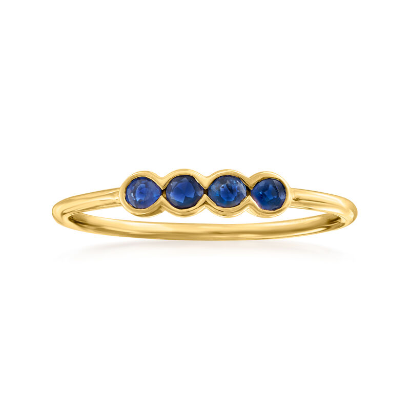 .20 ct. t.w. Sapphire Ring in 14kt Yellow Gold image number 0