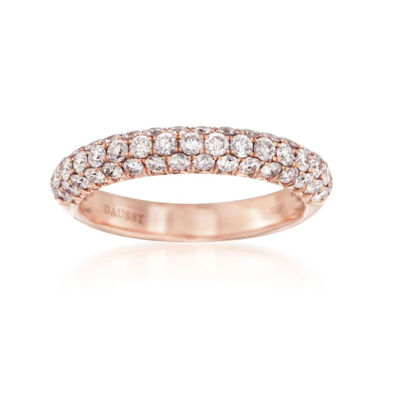 Henri Daussi 1.00 ct. t.w. Diamond Band in 14kt Rose Gold image number 0