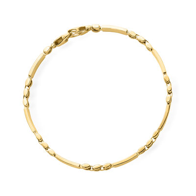 Men's 14kt Yellow Gold Multi-Link Bracelet