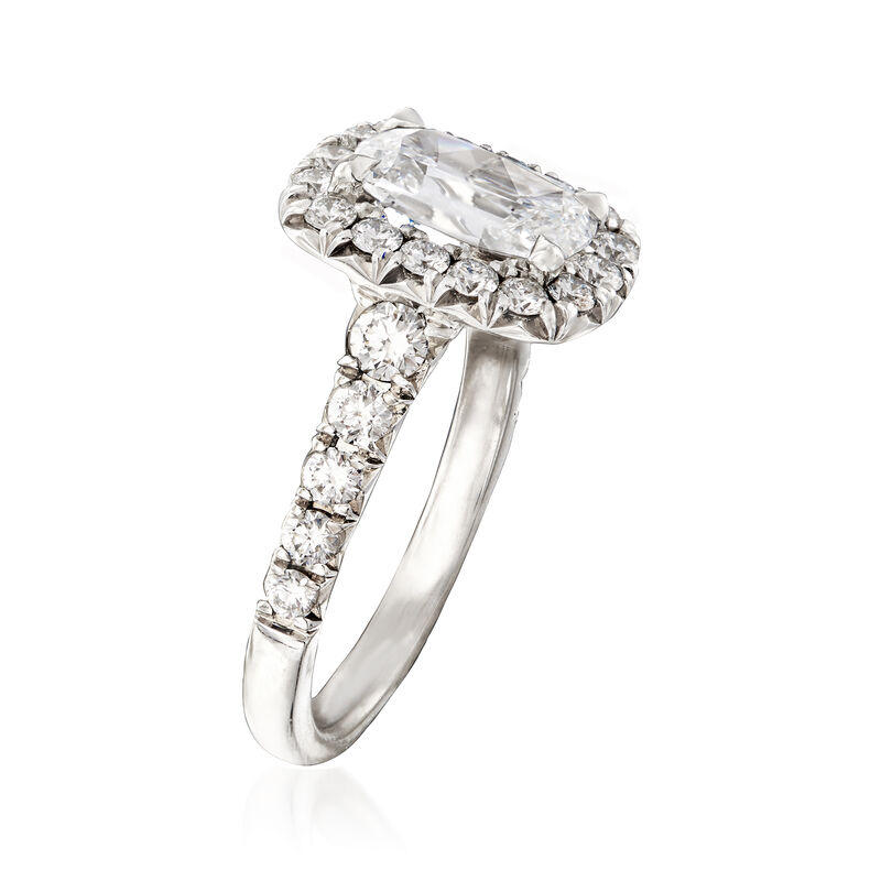 Henri Daussi 2.61 ct. t.w. Certified Diamond Ring in Platinum image number 2