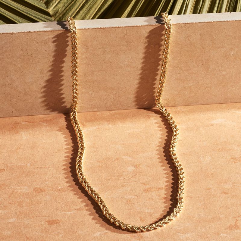 14kt Yellow Gold Double-Rope Necklace image number 4