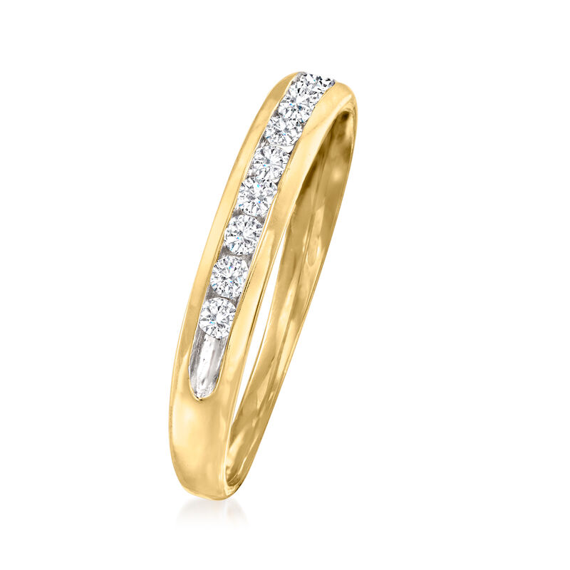 .25 ct. t.w. Diamond Wedding Band in 14kt Yellow Gold. Size 7.5 image number 2