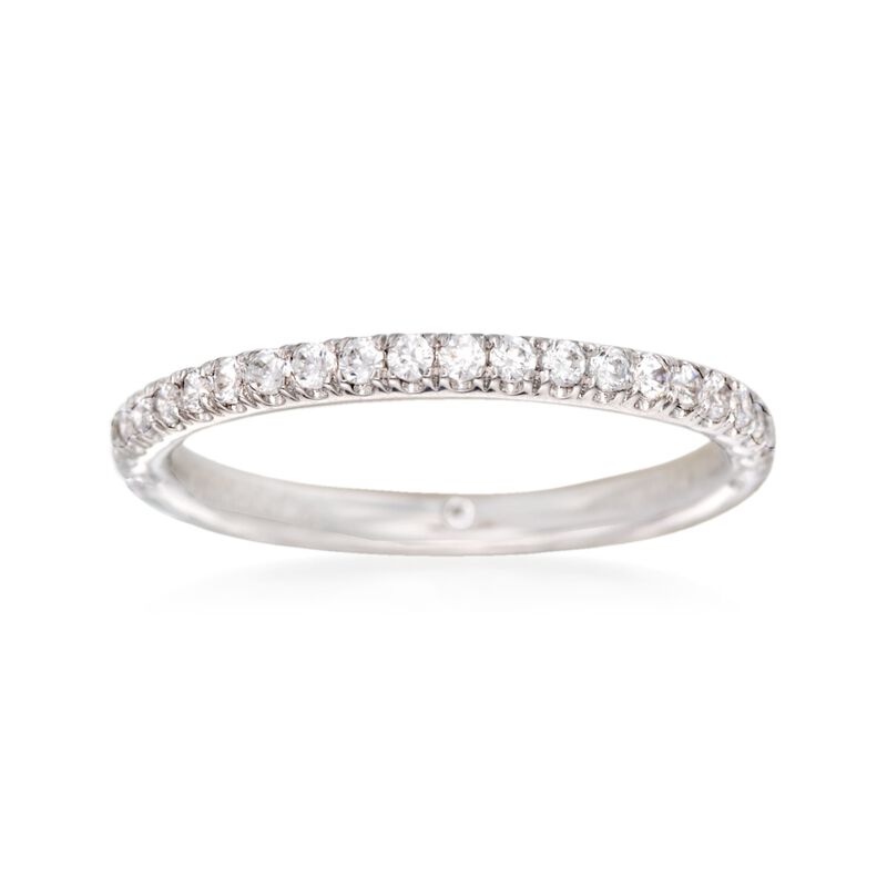 Gabriel Designs .30 ct. t.w. Diamond Wedding Band in 14kt White Gold image number 0